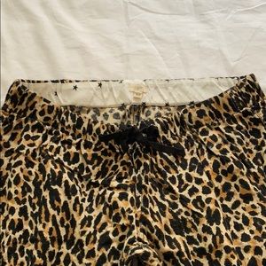 J.Crew Cheetah Pajama Pants